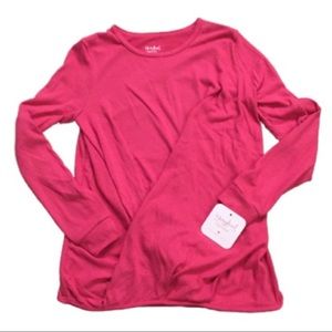 Isabel Maternity Pink Drapey Sweater Size …